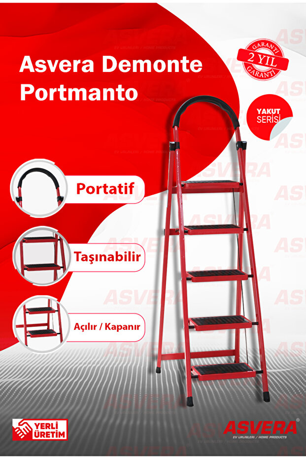 PATİKA 5'Lİ EV TİPİ MERDİVEN - 1