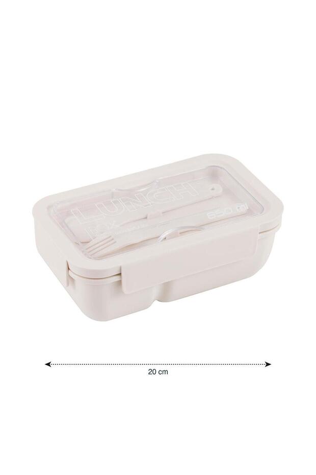 Food Storage Container with Locking Lid and Fork and Spoon (W5) - 4