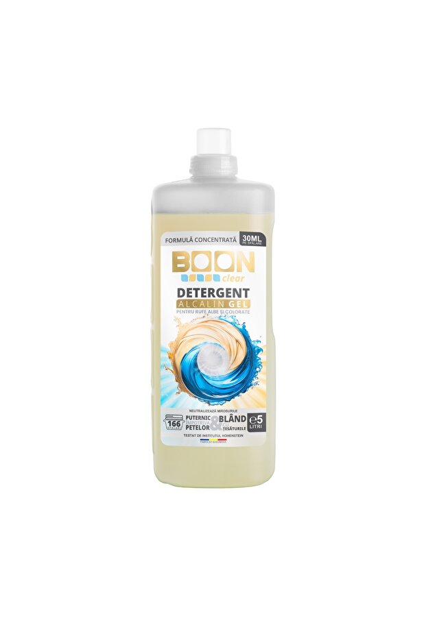 BOON Clear liquid laundry detergent, 166 washes, 5L