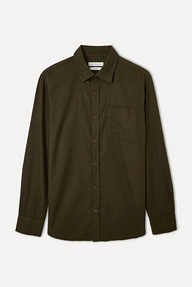 REGULAR FIT UZUN KOLLU GÖMLEK - 1