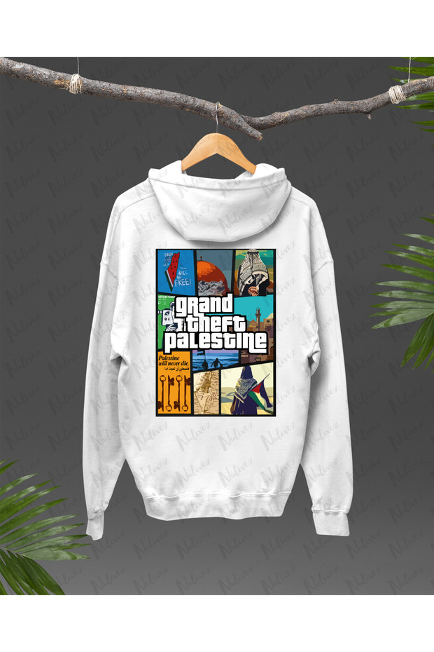 Palestine Design Back Printed, High Quality Unisex Oversize Hoodie