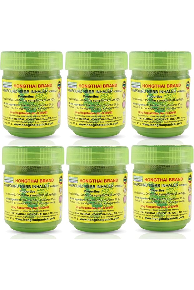 TRADITIONAL THAI HERBAL INHALANT 6 PACK