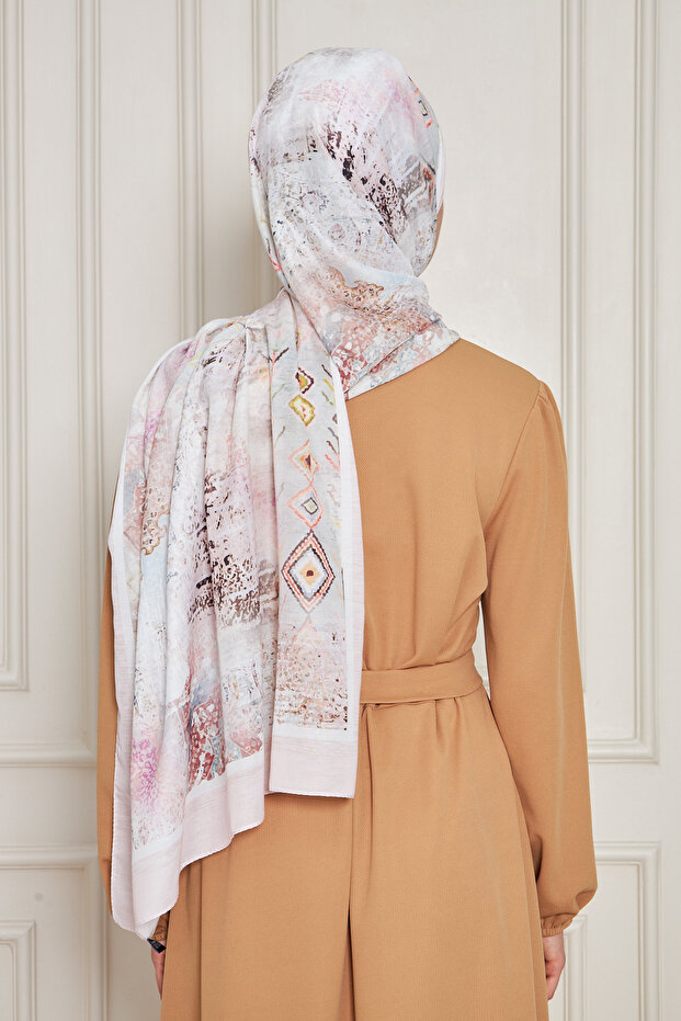 Desenli Soft Şal - 4