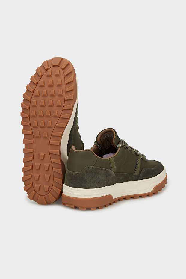 Logolu Süet Sneaker Ayakkabı Erkek AYAKKABI 15222492T1 - 5