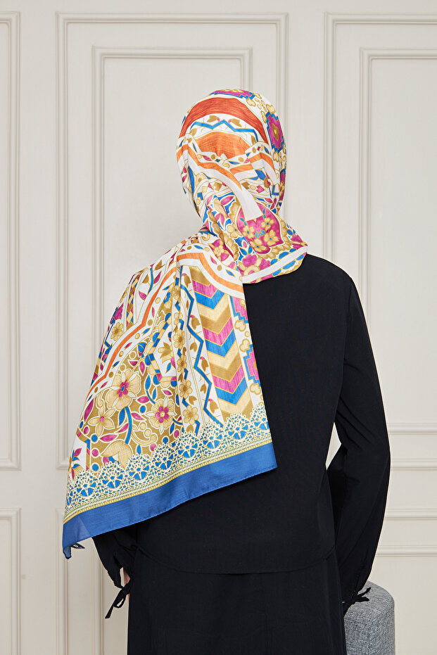Patterned Soft Shawl - 4