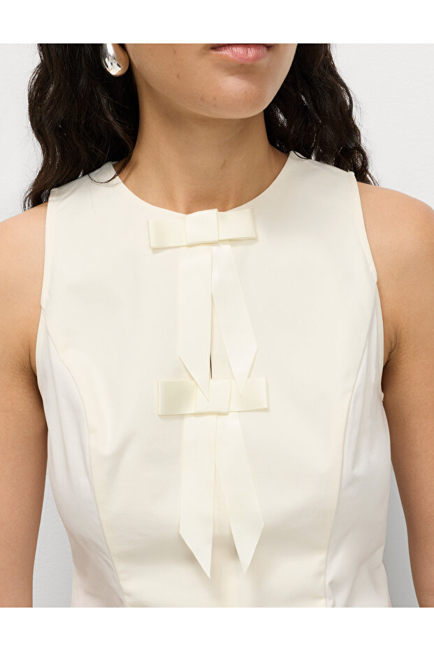 Fiyonk Detaylı Bluz - 6