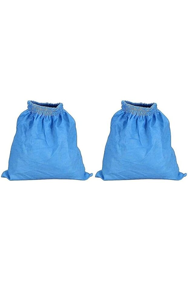 Purfex 2 Pcs Vacuum Cleaner Filter Bags- Textile Filter Bags-Compatible With Karcher MV1 WD1 WD2 WD3
