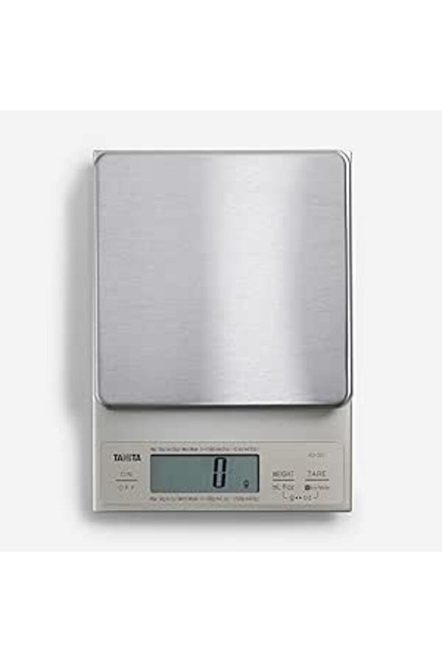 Tanita KD-321 Digital Kitchen Scale 3Kg-Silver, Stainless Steel
