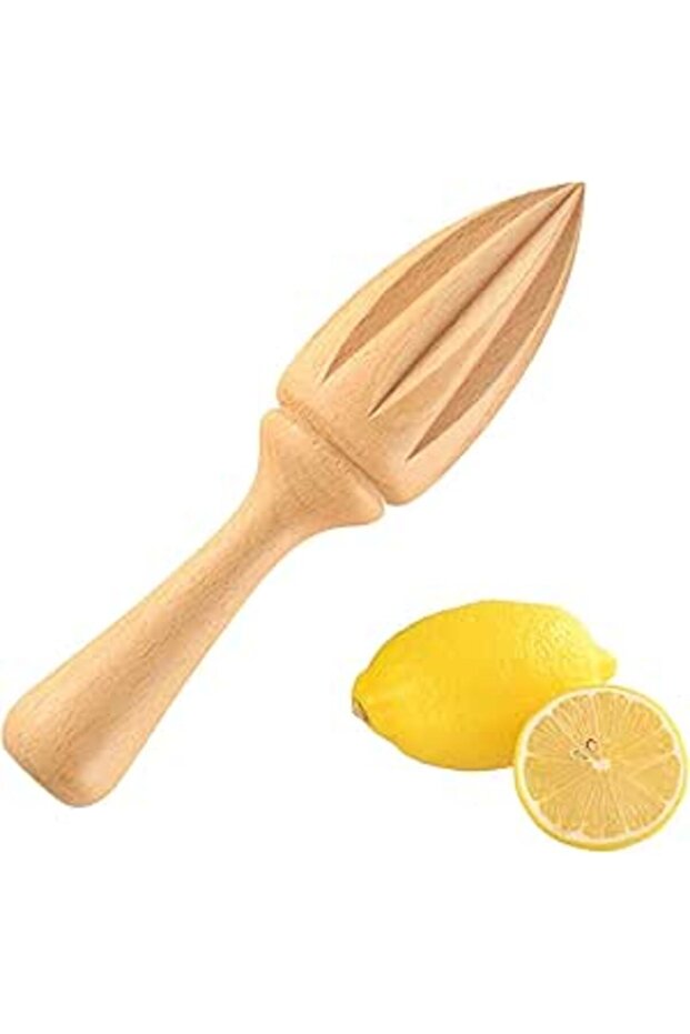 Oasisgalore Lemon Squeezer,Hand held Citrus Juicer,Wooden Lemon Juicer Hand Tool, Manual Woode
