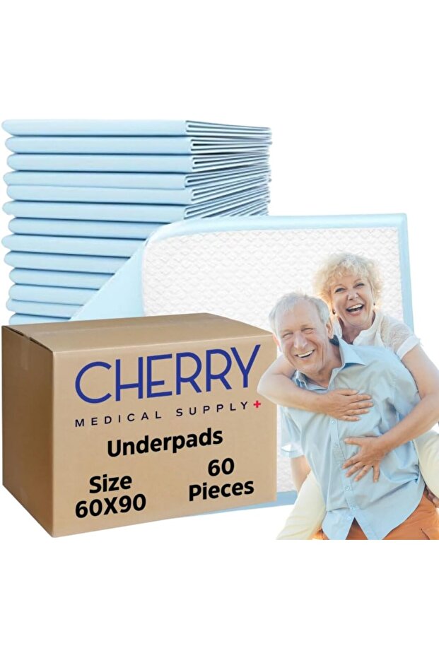 60-Pieces Packed in 6 Pouches 60 cm x 90 cm XL Disposable Underpads