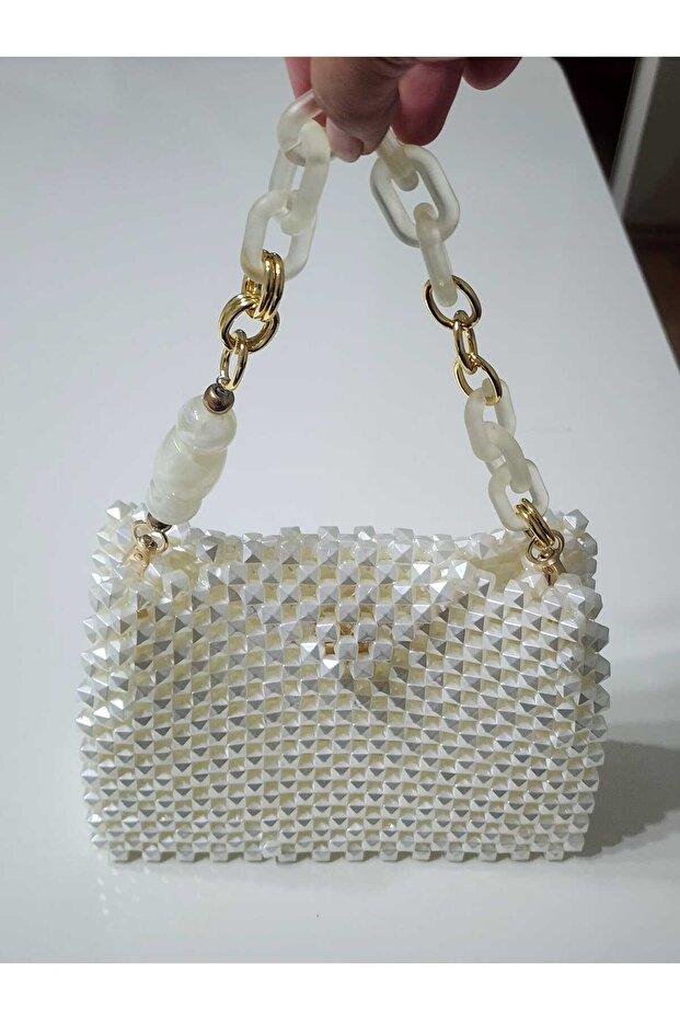 Bead Bag - Evening Dress Bag - Invitation Bag - Shoulder Bag - Evening Bag