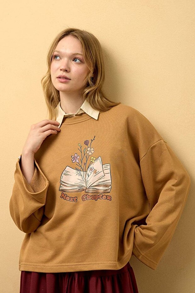 Karamel Baskılı 3 İp Body - 1