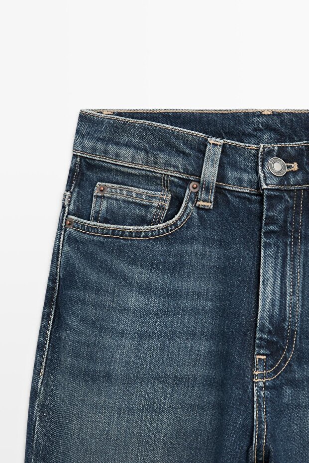 Yüksek bel bootcut jean - 6