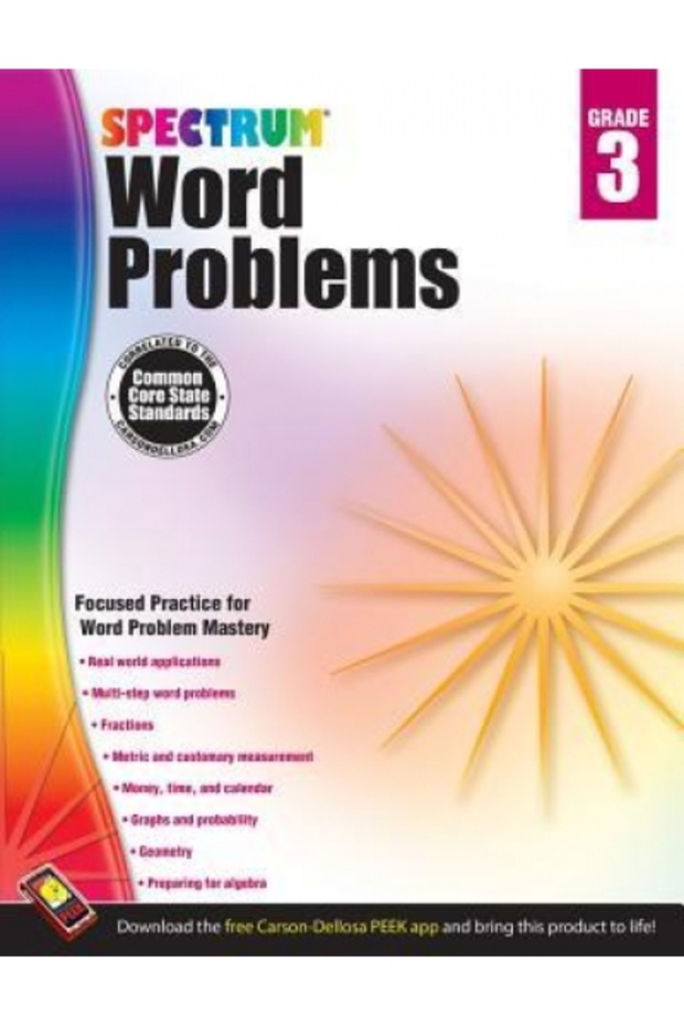 Spectrum Word Problems, Grade 3 - 1