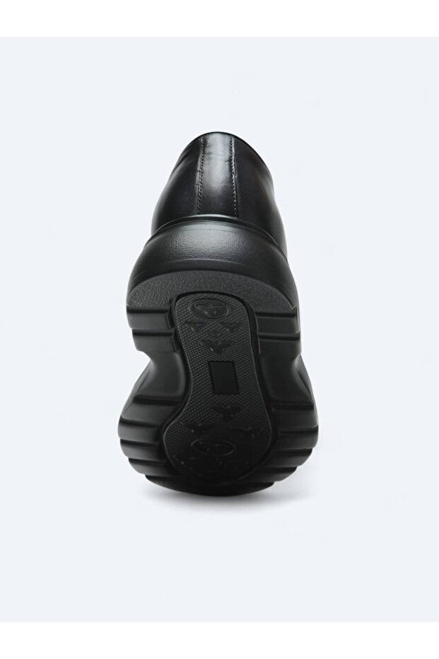 Lacivert Deri Smart Casual Ayakkabı - 4