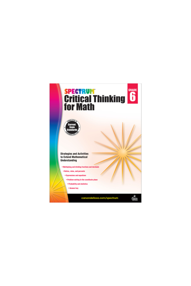 Spectrum Critical Thinking for Math, Grade 6 - 1