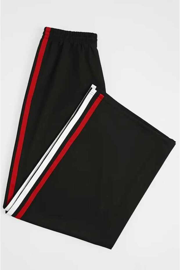 05 Number Oversize Bel İp Detaylı Baggy Eşofman Altı - 4
