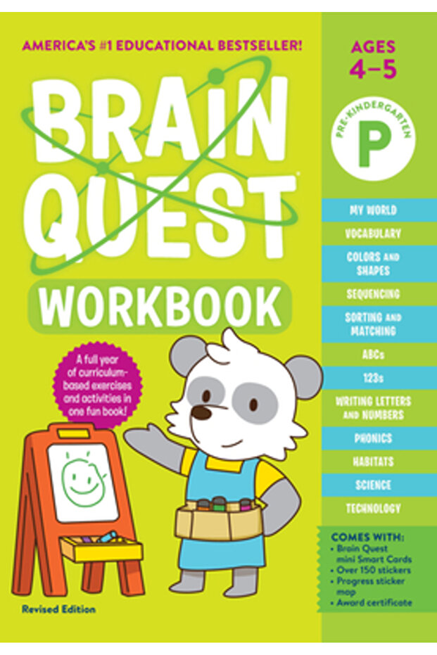 Brain Quest Workbook: Pre-K Revised Edition - 1