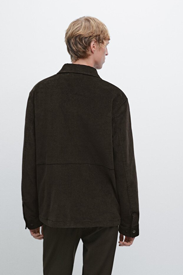 Fitilli kadife ceket - 3