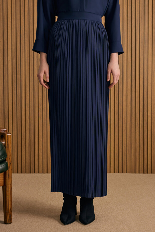 Kırışık Piliseli Etek - 2