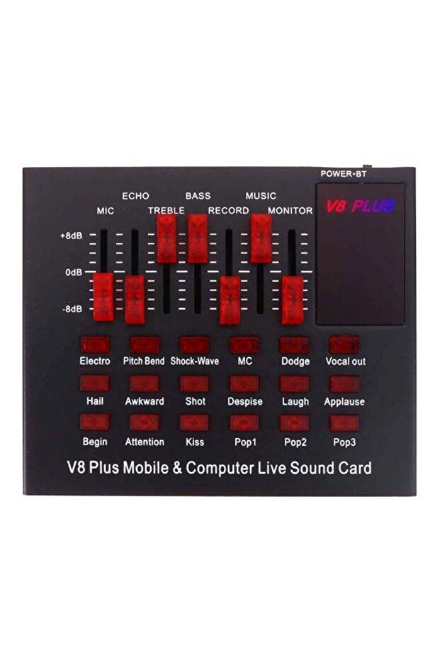 بطاقة الصوت المباشر V8 Plus Bluetooth