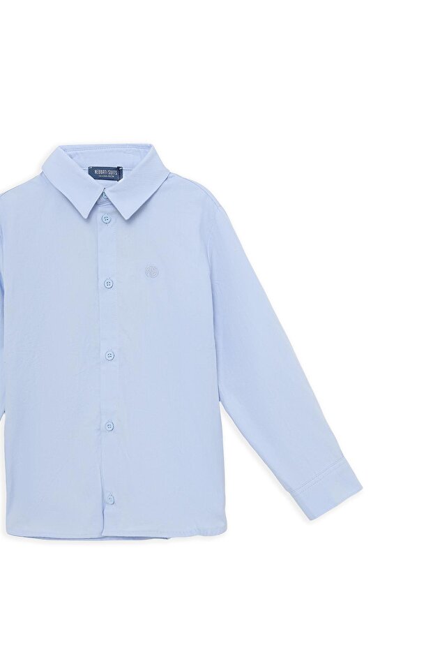 BG Store Erkek Çocuk Mavi Gömlek - 2