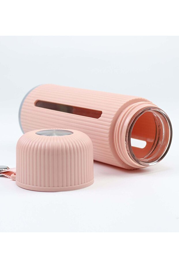 Glass Flask with Wrap - 2