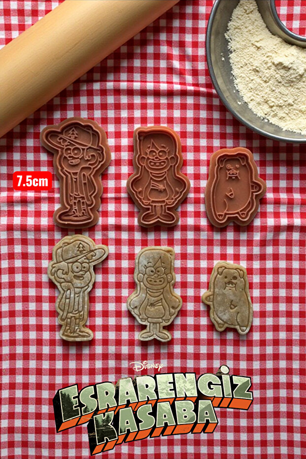 Esrarengiz Kasaba Cookie Mold Set of 3