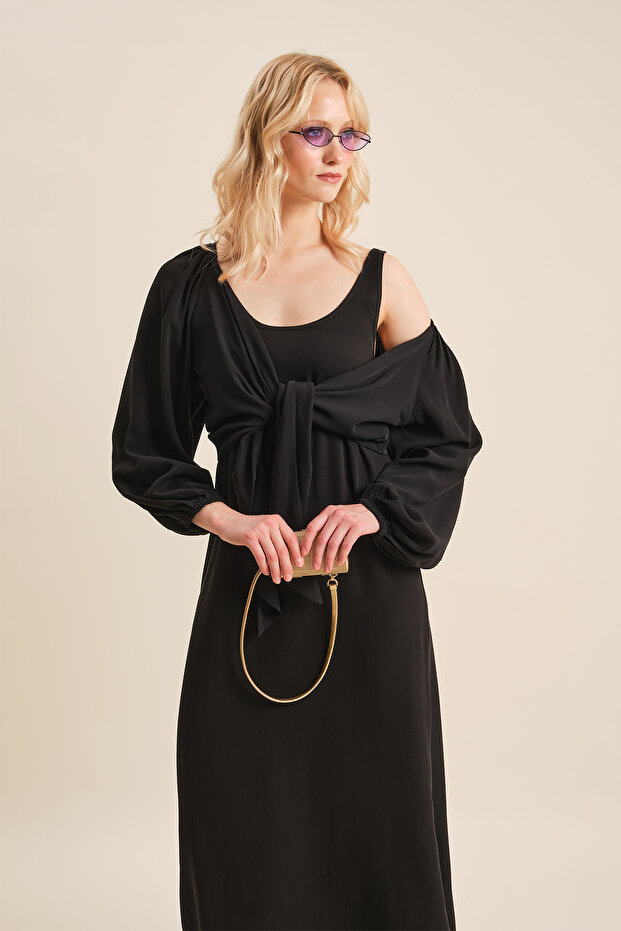 Viskon İkili Elbise - 5