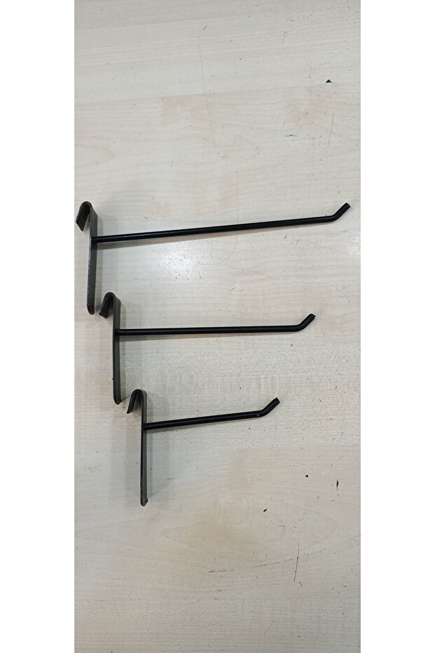 10Pcs 15cm Display Panel Shelf Rod Hook Steel Hanger