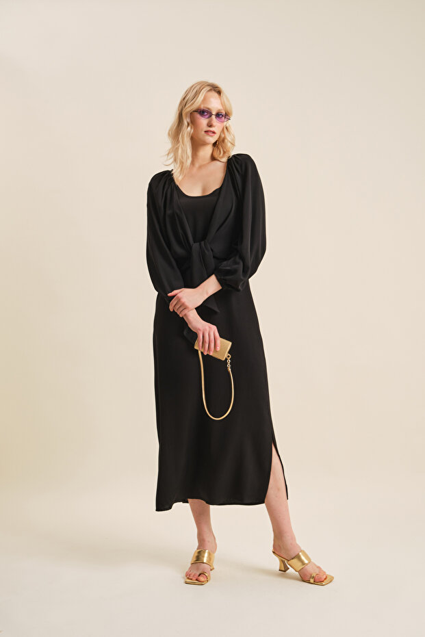 Viskon İkili Elbise - 1