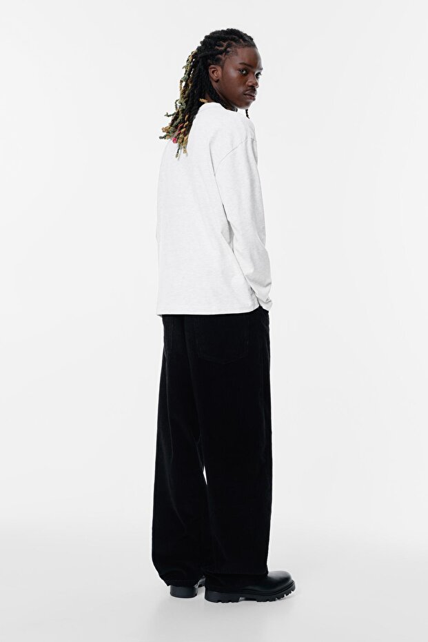 Düğmeli yaka düğmeli tişört - 4