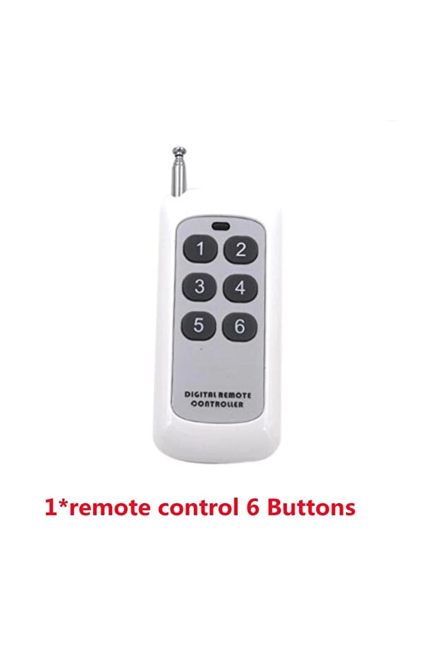 Only 6CH 433MHz Remote Control Learning Code 1527 1000m Long Range Wireless Controller Transmitter f - 1