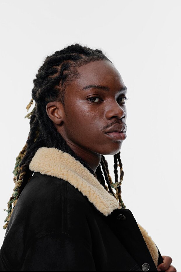 Çift yüzlü trucker ceket - 1