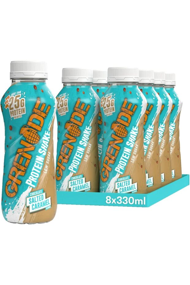 Protein Shake 330ML Pack of 8 Chocolate Salted Caramel
