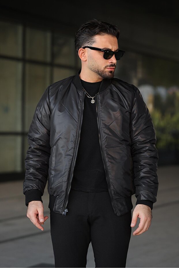 معطف طيار مزدوج الجوانب للرجال - 4