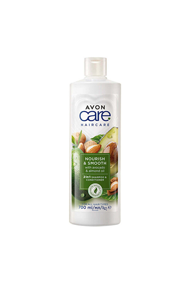 Care Nourish & Smooth 2 in 1 Shampoo & Conditioner 700ml