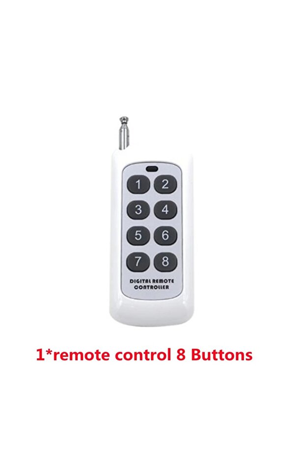 Only 8CH 433MHz Remote Control Learning Code 1527 1000m Long Range Wireless Controller Transmitter f - 1