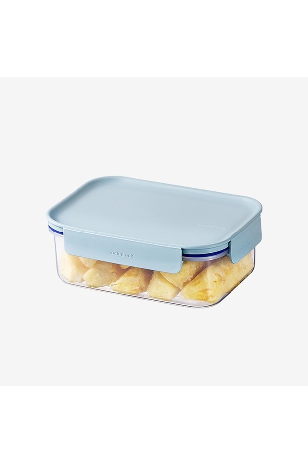 Classic Plus Rectangle Food Container 420ml – Mint, 4-Side Locking, Stackable & Leakproof - 2