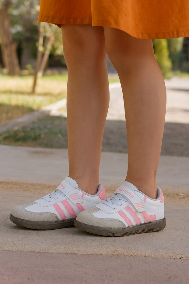 Daily Unisex Children's Sneaker Lace-Up Lightweight Non-Slip Sole Shoes
