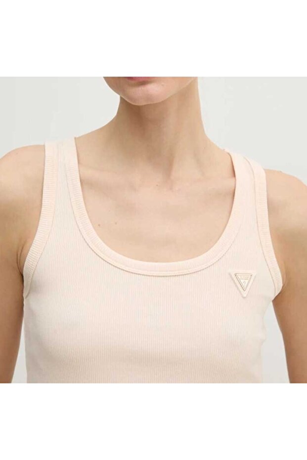 COLETTE RIB CROP TAN - 3