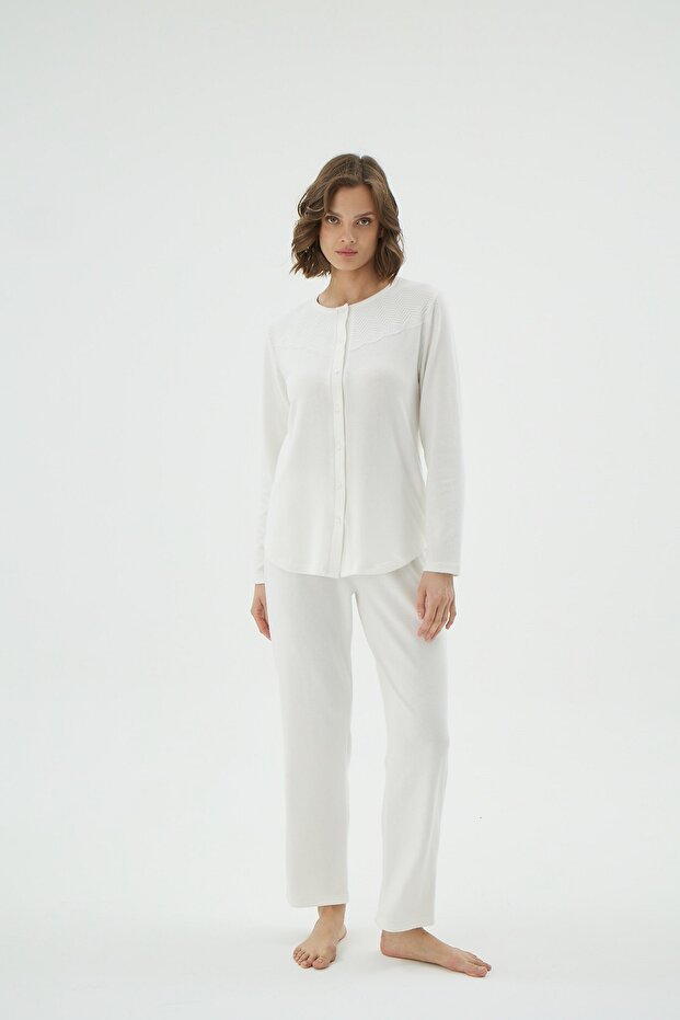 16925 Women's Buttoned Pajama Set