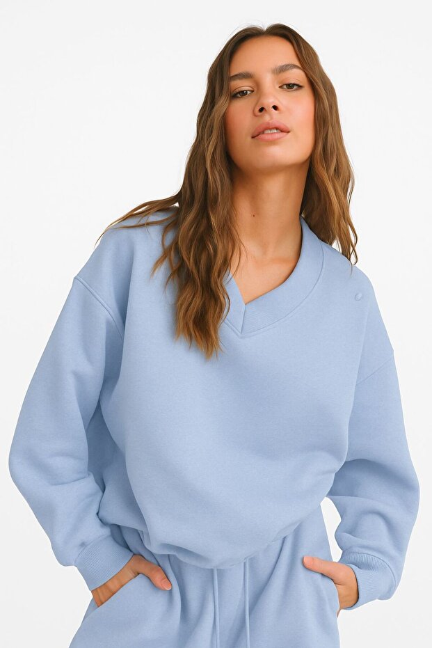 Unisex V-Neck Sweatshirt
