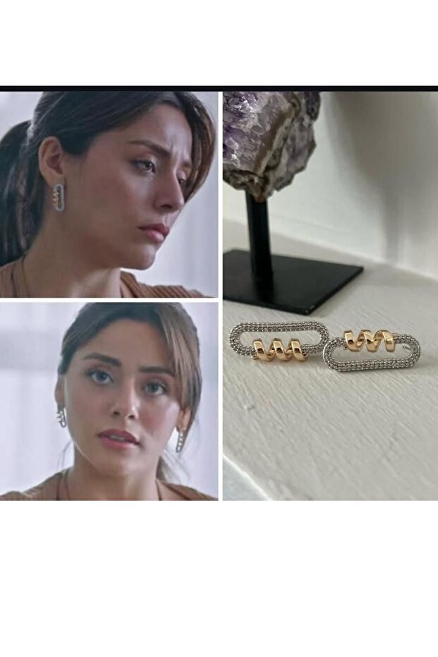 Modern Elegance Küpe - 1