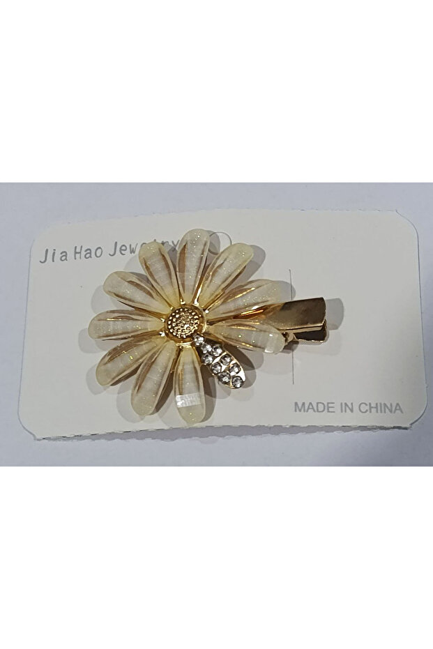 Stone Sunflower Model Women's Elegant Buckle 1 Piece