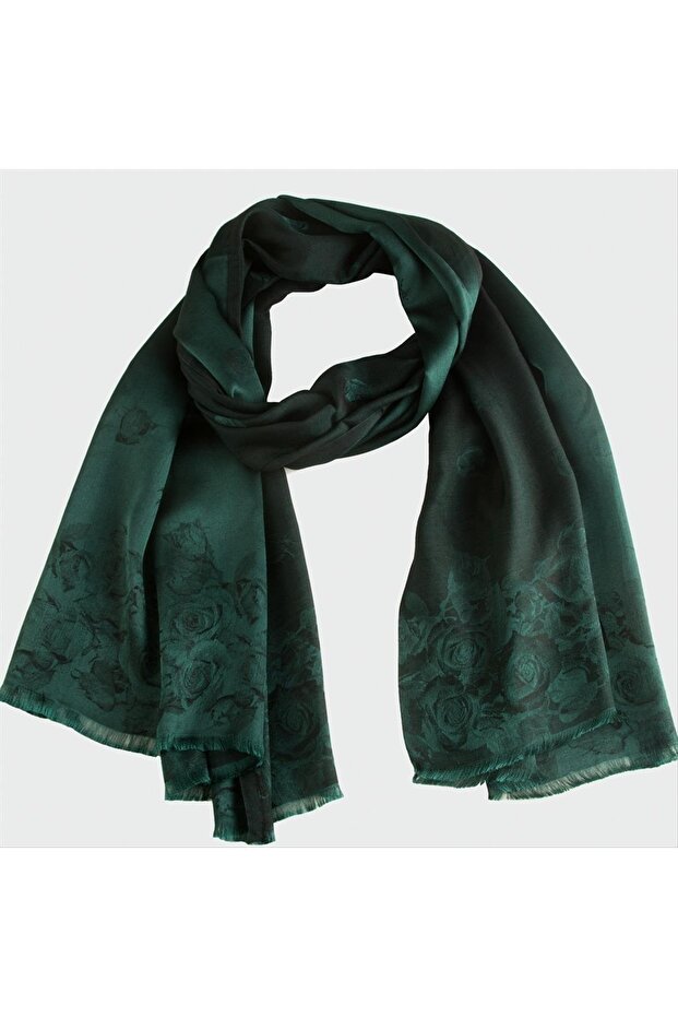 شال وشاح منقوش - 2