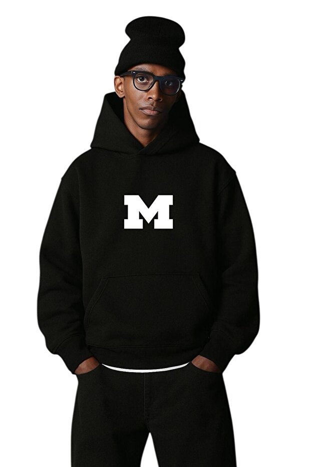 3 Yarn Combed Cotton m Printed Unisex Hooded Sweat
