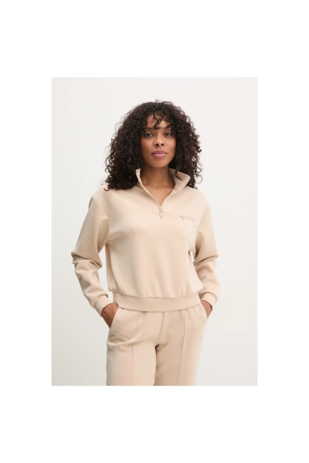 OLYMPE HALF ZIP SWEA - 1