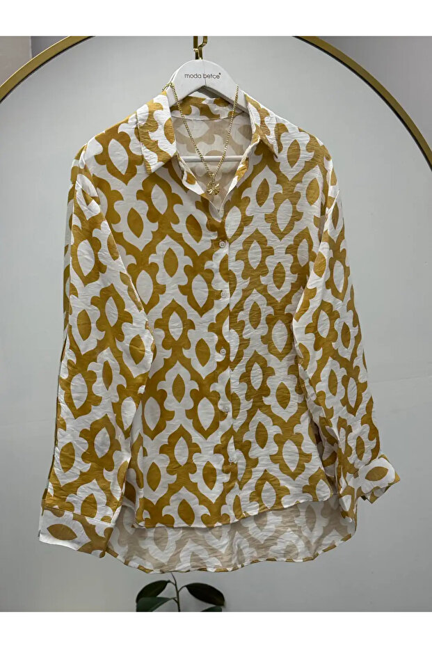 Silvery Satin Women's Shirt