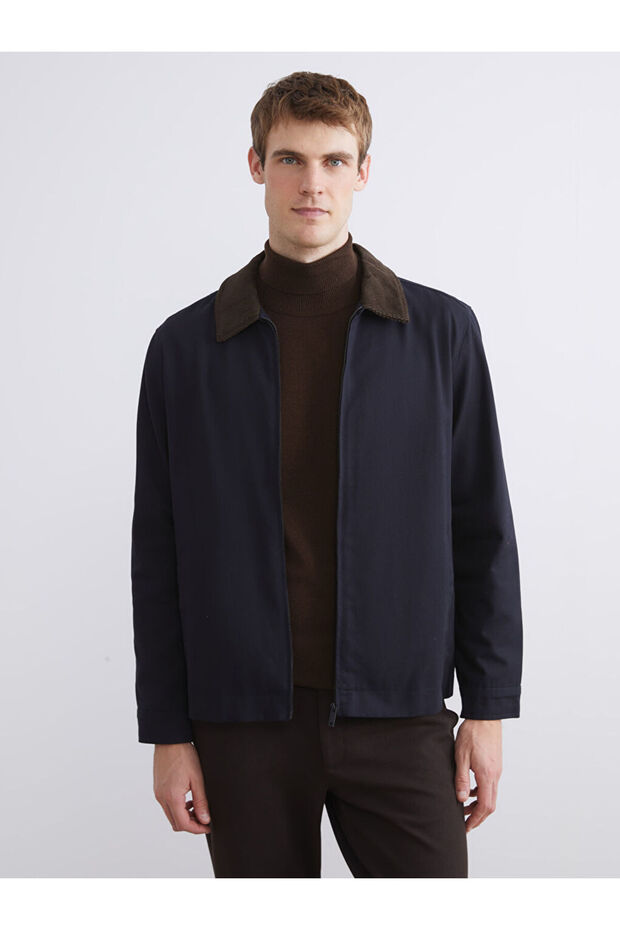 Rmz Gi̇yi̇m Farkiyla Velvet Roba Collar Men's Jacket